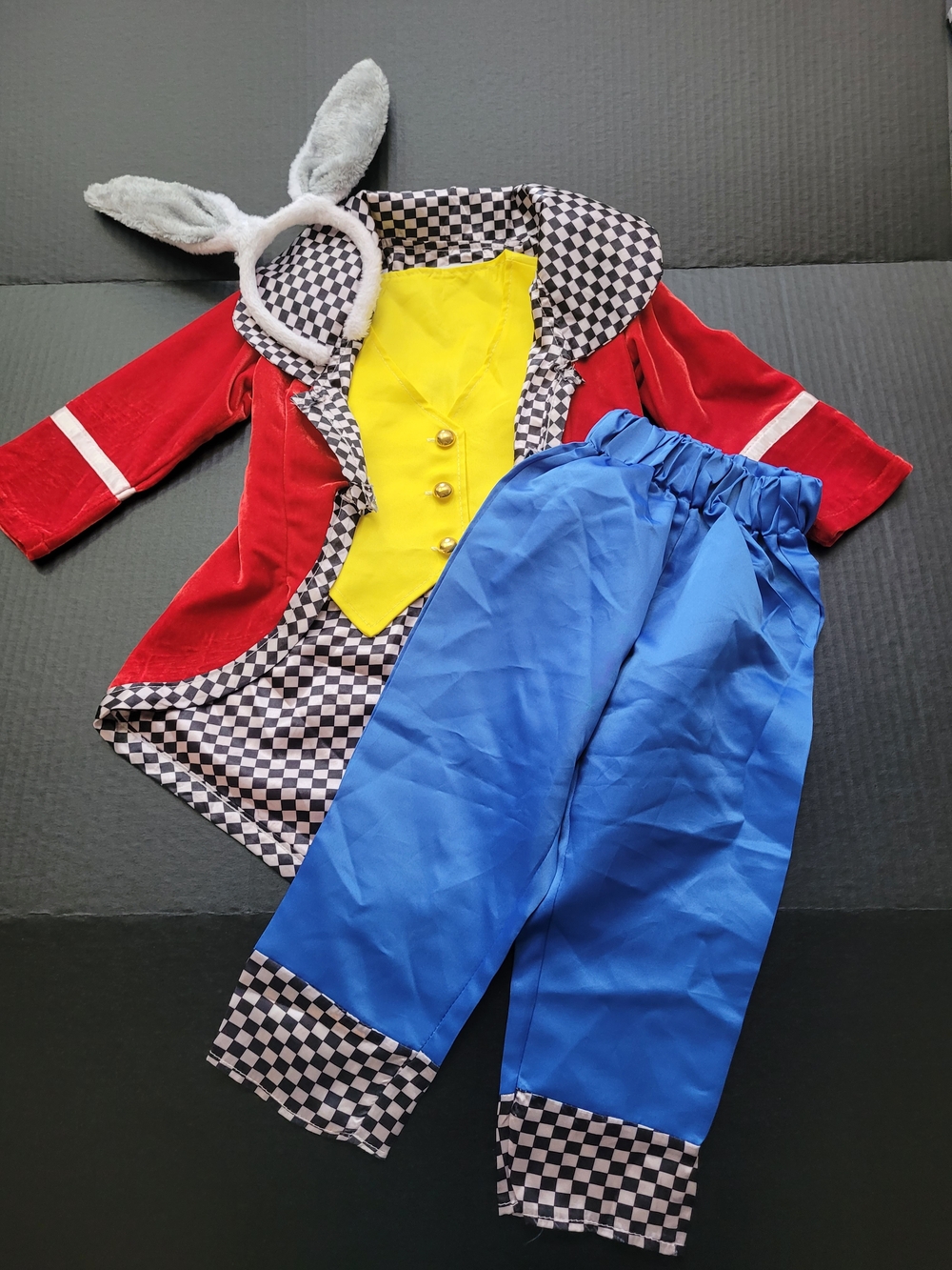 Trish Scully Child White Rabbit Costume 3 3T Wonderland Halloween Bunny